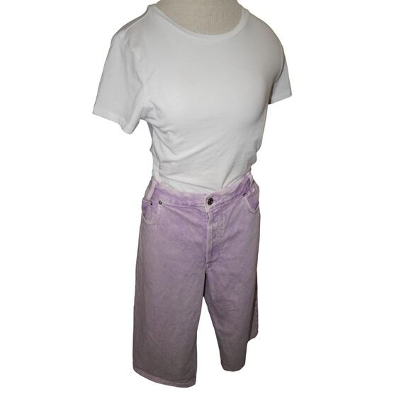 Agolde Women’s Baggy Tapered Jeans Lavender Purple USA 100% Cotton - Picture 1 of 9